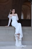This was my perfect wedding dress. It fit my body perfectly and looked very expensive - Catalina B.