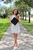 I got this dress for my masters graduation and I absolutely loved it! - Danica H.