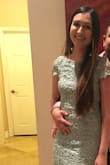 I wore this dress on Christmas this year! I received tons of compliments. The backless part of the dress is my favorite and it fit like a glove. - Jessica W.
