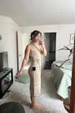 I want to love this dress but it was very poorly made and the hem hangs out :(. I don't think I will ever be able to wear this although I wish I could because it fits so well.
Because of this dress I would never recommend Lulus to anyone. $60+ dollars for a dress this poorly made is insane. - Anna B.