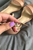 I really wanted to love these shoes, and honestly, I did at first! The color is exactly what I hoped for, the fit is perfect, and they were so comfortable. But unfortunately, the closure (the part that secures the shoes) broke not long after I got them. Now I can't even wear them, which is so disappointing because everything else was amazing. I wish the quality on that part had matched the rest of the shoe. Hoping the seller can improve this in the future or offer a replacement option. - Denise G.