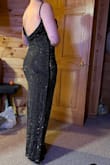 This dress was perfect!  It's elegant and super flattering.  Length was perfect, comfortable fit.  Straps sit wide, but if you maintain good posture, it wasn't a problem.  Slit is sexy but tasteful and looks stunning in all light. - Erica J.