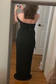 At 5mo postpartum, my hips were not made for this dress & it's pretty, but if you have any bit of curves, it's not the right style. - Hannah B.