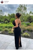 I wore this to a June black tie wedding and got so many compliments! I'm 5'3 and wore short heels and didn't need to get it hemmed! (Any shorter, I would have)
It runs small. I'm usually an xs in Lulus and a small, in this fits perfectly! I paired it with w clutch and shoes also from Lulu's - Marissa F.