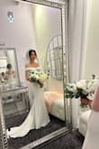 I absolutely loved my wedding dress! It was everything I dreamed of elegant, flattering, and incredibly well made. The fit was perfect, and it made me feel so confident and beautiful on my special day. The detailing was stunning and looked amazing both in person and in photos. I received so many compliments throughout the day it truly made me feel like a bride. Highly recommend this dress to anyone looking for something timeless with a touch of romance! - Albina K.