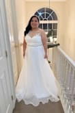 Because of the reviews, I didn't have much hope for this dress. That's why I decided to post pictures. The dress is perfect! I didn't modify anything. It is comfortable and looks elegant and beautiful - Ginger V.