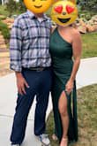 Received so many compliments on this dress.  It was definitely snug in my middle (I have wide ribs and a short torso) but the ruching works!   The side slide was epic without being slutty. And shocking it didn't show sweat, and the white wine spilled on it dried pretty fast ;) - Jess I.