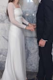 A beautiful dress. Modest but also sexy in its own way. It was perfect for our court house ceremony and came super fast. It's well made and fit perfect. - Rachel S.