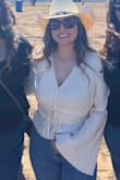 I love this top, it is so comfy and I got a lot of compliments. I had to use a safety pin because it was a little too open for me in the chest area, but I still liked it! - Jacqueline R.