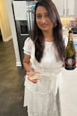 This is so charming dress. Material feels so soft & light. It creates very unique look. This dress stands very outstanding among others. - Krima S.