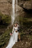 This dress fits like a glove and was perfect for my elopement at the Oregon Falls. No alterations really needed, but I had a few inches of length taken off, more on the underskirt in front because we hiked a bit to get to the falls. I already purchased another dress, had it altered, and everything. Then I came across this, and so glad I did. Thanks Lulus - Kim B.
