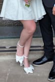 Were these all day for my wedding! They were so comfortable! Fit true size. I'm normally an eight, and that's what I went with! - Abbi B.