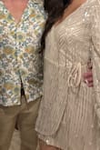 I wore this dress to our engagement party and got so many compliments. The sequin tassels are such a fun touch, without making it itchy. Love this dress! - Lindsay L.