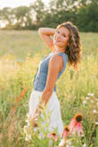 My daughter had a vision for her Senior Pic, and this skirt helped make it come true! Top in pic is also from Lulus! - Kara B.