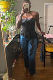 I got lots of compliments on this top! This was a satisfying purchase. - Maimouna D.