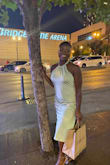 Birthday dinner dress! Cute dress. The back was my favorite part of it! - Maimouna D.