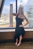 I needed a black dress for the opening number of a pageant I was in. I wanted something that had some movement and was form-fitting. This was perfect! I LOVE this dress even more than I expected to! - Jade M.