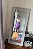 I love anything that makes me feel like I'm in a Romantasy novel. I took a star off because the buttons are hard to button and it hurt my fingers a bit, but I love this top and it makes the boobs look fantastic. I wore it with my purple skirt to Pride (ace pride colors) - Bethany B.