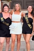 Wore this on a white/night black night out on my bachelorette and loved it!! Fit great and comfortable, and ran true to size - Lindsey L.