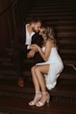 Ordered these heels along with my dress from Lulus. They were the perfect addition and comfortable! - Sarah M.