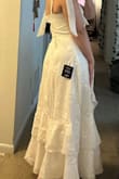 It's a cute dress, but it does have its flaws. The dress was a bit more yellowish than expected but it was definitely cute. The bust area bothered me a bit since it was loose, but I'm pinning it with safety pins for a quick fix. - Jessica D.