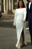 I love this dress. It was exactly what I was looking for. Simple but still elegant. I wore it to my courthouse wedding. I would've loved to have had the chance to try on the medium. I believe it would've fit me better. But it was a last minute purchase and thanks to Lulus expediting shipping, actually being accurate (unlike many other online stores) I was able to get it the day before my wedding! And it was perfect. P.s I did get it hemmed. - Amanda V.