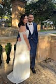 I first ordered Small because it said that it ran big. Truly, it runs perfectly with the right size. I exchanged it for a Medium. I loved this dress. So simple and yet elegant and chic. - Laura E.