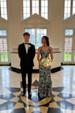 This eclectic dress fit me perfectly and truly made me stand out! I got so many compliments throughout the night! I wore it to prom and absolutely loved how it looked. The only issue was that it started to slide down a bit while dancing later in the night, so I'd recommend using some fashion tape for extra support. Overall, a stunning dress with a great fit! - Shiloh H.
