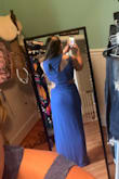 Love the color and texture, but while the dress fit my proportions, it hung at the waist and hip area too much for me - Brittany W.