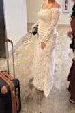 I was absolutely blown away but the quality, the price and how perfect this gown is. My husband and I had a small elopement ceremony with our closest family and friends, in the beautiful museum with beautiful grounds and I wanted something that felt romantic. This gown was my vision for the day. It fit perfectly, nothing needed to be done and it felt light on a hot summer morning. I fall in love with this dress all over again each time i see it - Miosotis S.