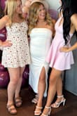 This dress is exactly what I was dreaming of wearing for my bridal shower, and I'm so glad I found it! The bow is the most perfect accessory, and I got so many compliments wearing this! - Hailey B.