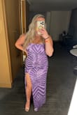 I wore this dress to a work gala and got so many compliments!! It was a little hard to zip up but would definitely recommend - Rachel W.