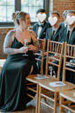 This dress made me feel so beautiful, but was also comfortable enough that I wasn't self conscious about needing to conceal my tummy throughout the night. In fact, I wore this dress without any form of tummy shaper/spanx/etc. which is absolutely unheard of for me when I wear dresses! Shopping for my specific shape is usually extremely difficult. I have very wide hips, a bit of an apron belly, a smaller waist, big saggy boobs, broad shoulders, and I'm not particularly tall either. However, I'm very happy to report that this dress got the job done! I did wear the boomba sticky bra to help keep my boobs in place and add a little bit of support, but you could absolutely get away with no bra if you're not planning on jumping around on the dance floor all night! The straps/strings were definitely thin which ended up leaving red indent marks on my shoulders at the end of the night, but overall it was manageable & still worth it! - Kaitlyn G.