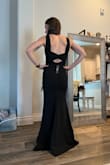 Loved this dress for my brother's formal wedding! Just had to get it hemmed. Got many compliments, especially on the back. - Emily D.