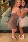 This dress was very cute, but also pretty short!! - Kailey