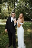 Dress was absolutely stunning. I was getting married on a Wednesday and express shipped on a Friday, and it came in just in time and was absolutely perfect!!! - Elena G.