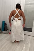 I bought this for my engagement photos on a beach. However, the fabric is very thick for what I'm looking for. It's a nice dress, wouldn't use this at the beach though. - Raynell R.