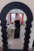 I absolutely love this dress! I was a little nervous about going strapless since I have a larger bust, but it feels surprisingly secure and supportive without constantly adjusting. The fit is so flattering, especially around the midsection, it smooths everything out in the best way and makes me feel confident (even after a little food baby or champagne belly =H). The fabric and cut are super elegant, and it's one of those dresses you can wear comfortably all night while still looking amazing. 

I will say there is a little muffin top situation for the side boob, but boob tape works magic!! STILL SO FLATTERING AND HOLDS EVERYTHING IN!! Highly recommend! - Sarah O.