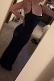 I'm never disappointed with dresses from Lulus! This is the 4th dress purchased for those special occasions. Fits perfectly. I had to get the length hemmed to fit my height, but everything fits in the right places. The photos are from before getting it hemmed. Adjustable straps are a HUGE plus, and I don't need to wear a bra with it. Can't wait to wear this to the Gala I am attending. - Margo S.