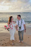 I wore this dress for an elopement in Maui. It was very flattering and comfortable, and I felt beautiful in it.  I couldn't be more pleased with how it looked on me, and my new husband loved it too!! - Maria M.