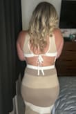 I honestly was flirting with taking this dress out of my cart, but I am so happy I decided against it! It's gorgeous, very comfortable and flattering! Sexy back so need pasties or no bra, but I have a very small bust, so it works perfectly for me with the high neck. - Sarah K.