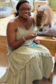 I bought the sage green and the white! It does run large but I still love it and get compliments when I wear it. - Christine N.