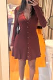 Bc it looked too short on me and I was looking for something to wear in mostly conservative settings. I have wide hips so it raised the dress up a bit. It's a super soft cozy material. If you're comfortable going really short go for it. Very cute winter date night dress vibe. - Marline K.
