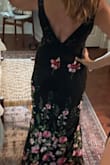 Love it. Ordered a med but exchanged for a small. I'm 5'10, 130 lbs, got it for my second wedding and really love the details - Betsi S.