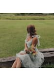 Beautiful sage dress for my birthday photos! - Whitney D.