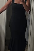 I ordered this initially in a size medium based on the size chart, but exchanged it for a large because I don't want the dress painted on. The lard is perfect! Cannot wait to wear this to a company party in mid-September! You cannot beat the price! - Joanne E.