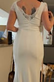 I bought this to be a little tight, as I still plan to lose more weight. It's quality, feels nice, flattering, and comfortable. I bought it as a backup dress. I'll need to get it hemmed if I wear it. - Lauren D.