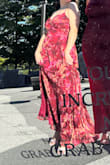 I loved this dress so much!! It fit so well and was so flattering. This burgundy color was also AMAZING - Christa P.
