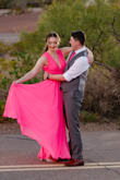 The dress is so beautiful. Well made, and the fabric is very comfortable and breathable. The top was a little big on me, but otherwise it fit like a dream. Absolutely worth the money - Gabby M.