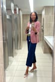 I wear a size 8 and these fit true to size. They're very comfortable. I wore them all day at work on both carpet and hardwood floors without any slipping. The quality is great, and the style is super cute and unique. I received so many compliments and I'm very happy with this purchase. - Lea F.